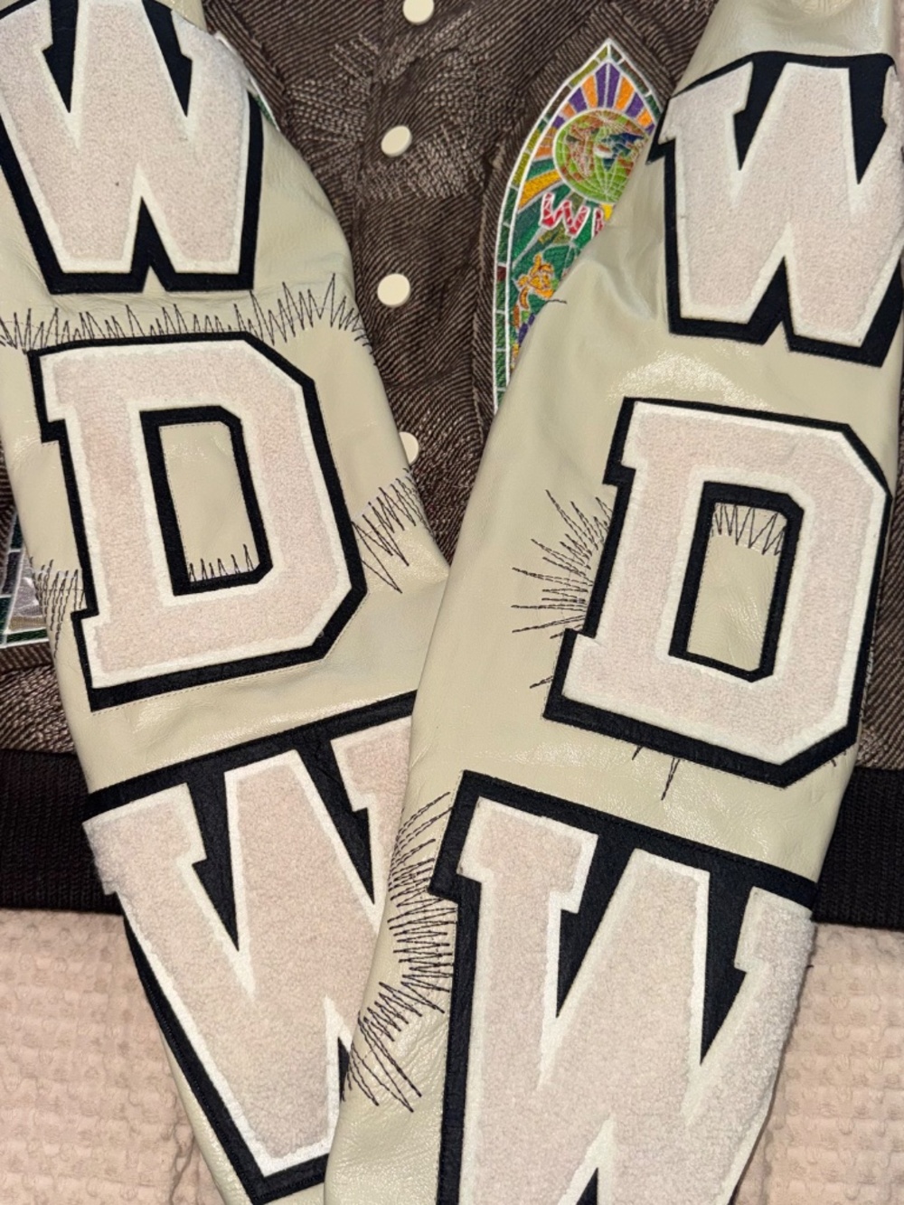 Who Decides War Namesake varsity jacket - Picture 4 of 9